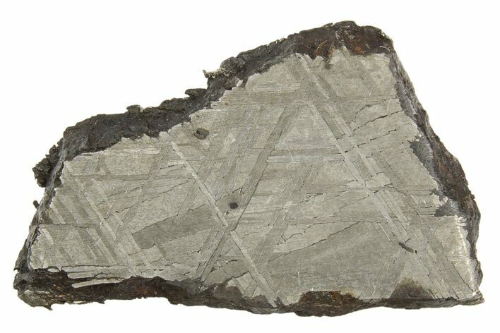 Etched Muonionalusta Meteorite Slice ( g) - Sweden #320284